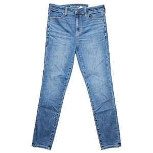 American Eagle 10 Short Next Level Stretch Blue High Rise Skinny Jeggings
